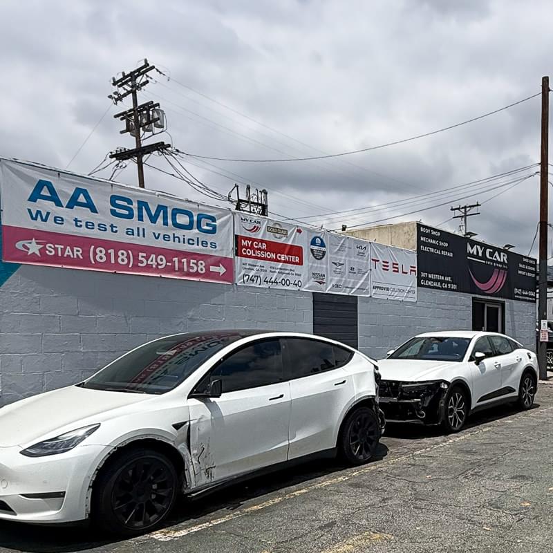 aa smog check glendale entrance